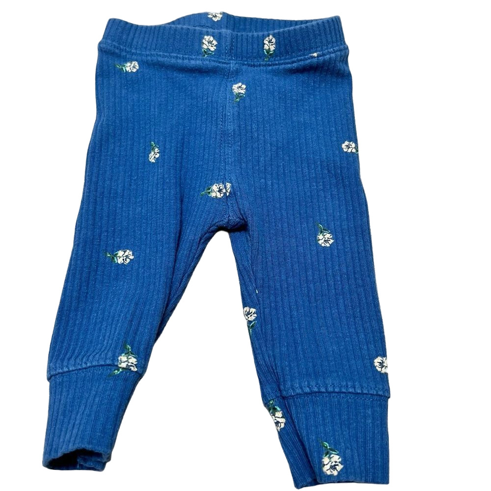 🍭4/$20 Old Navy Ribbed Floral Leggings for Baby Girl - 3-6 months
